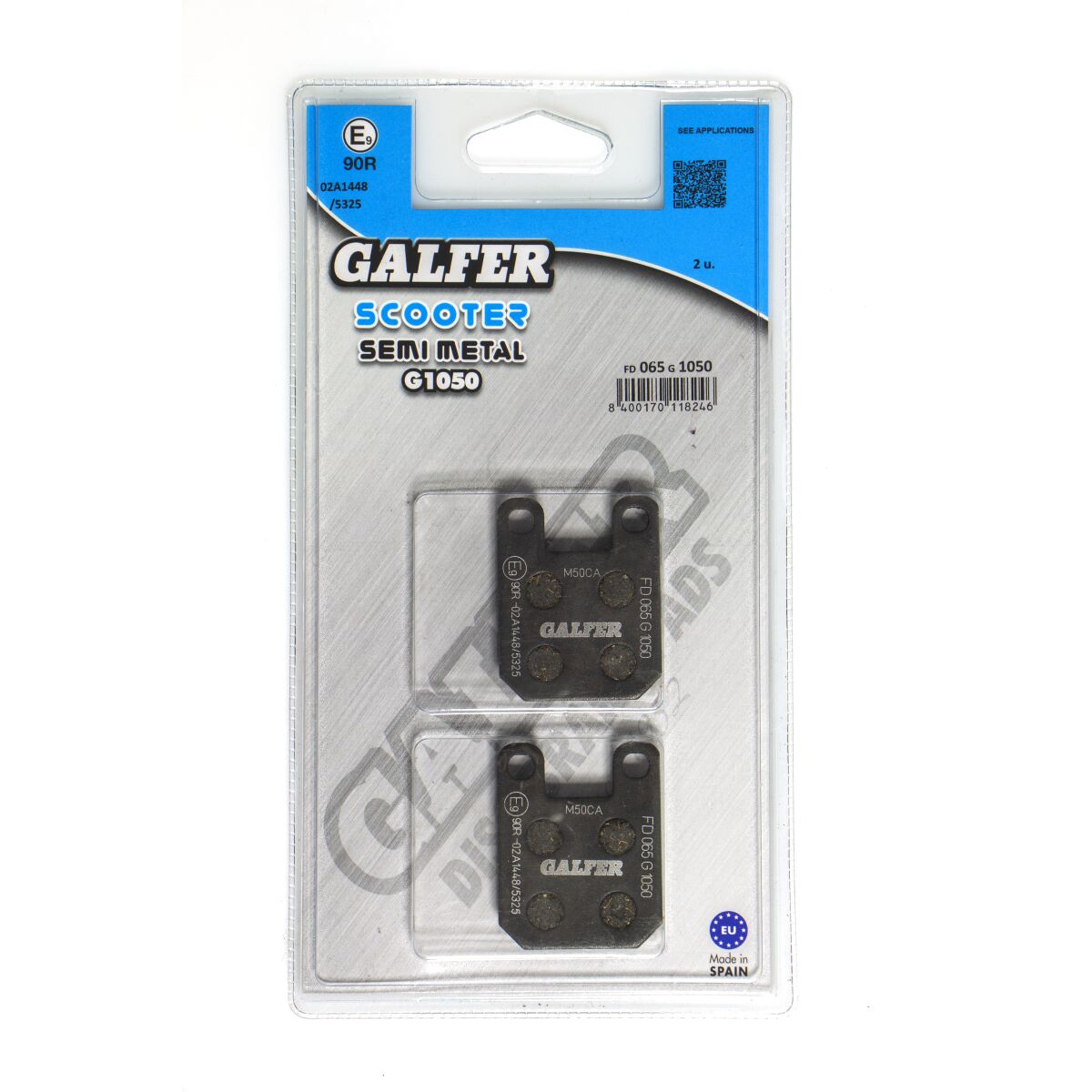 BRAKE PAD SEMI METALLIC SCOOTER