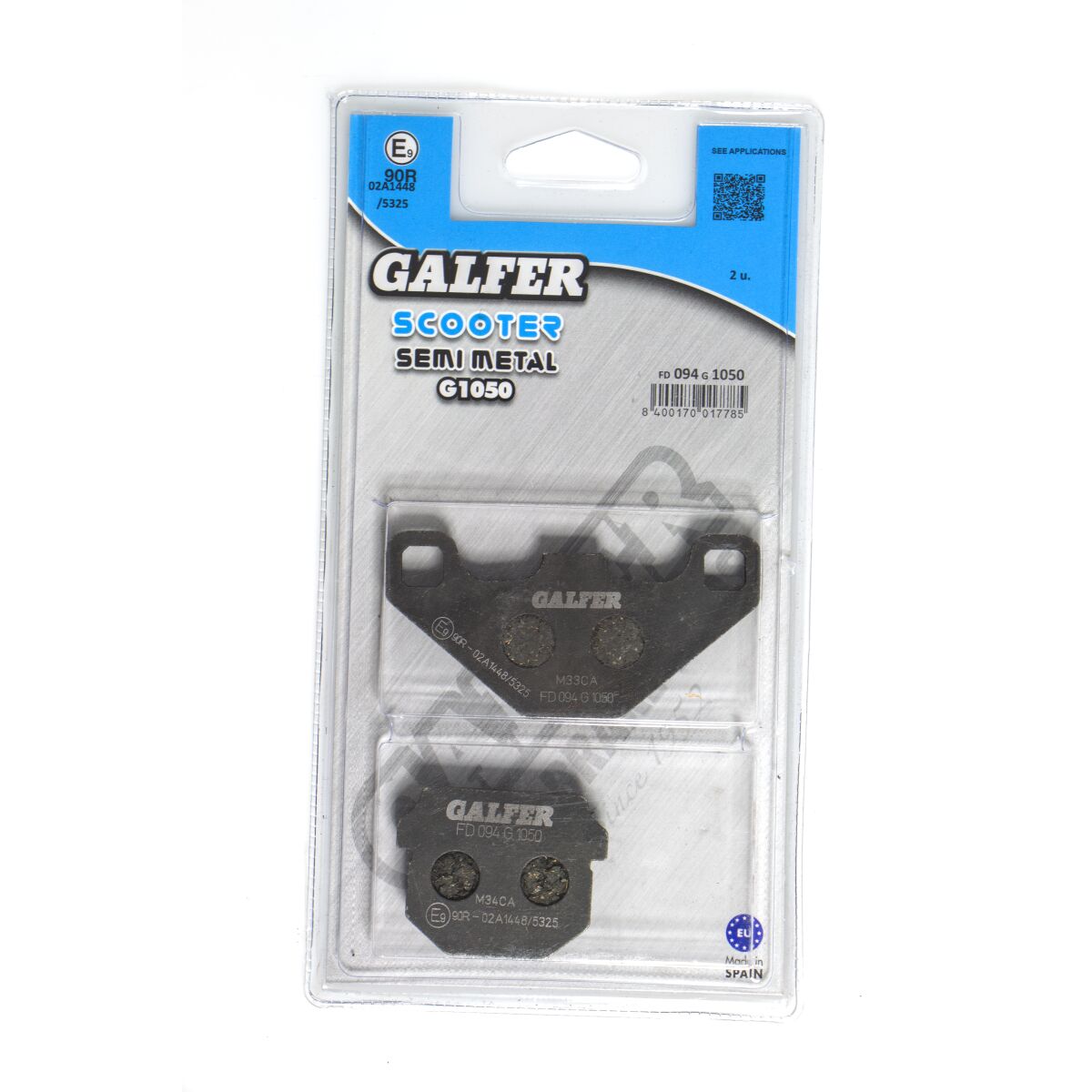 BRAKE PAD SEMI METALLIC SCOOTER
