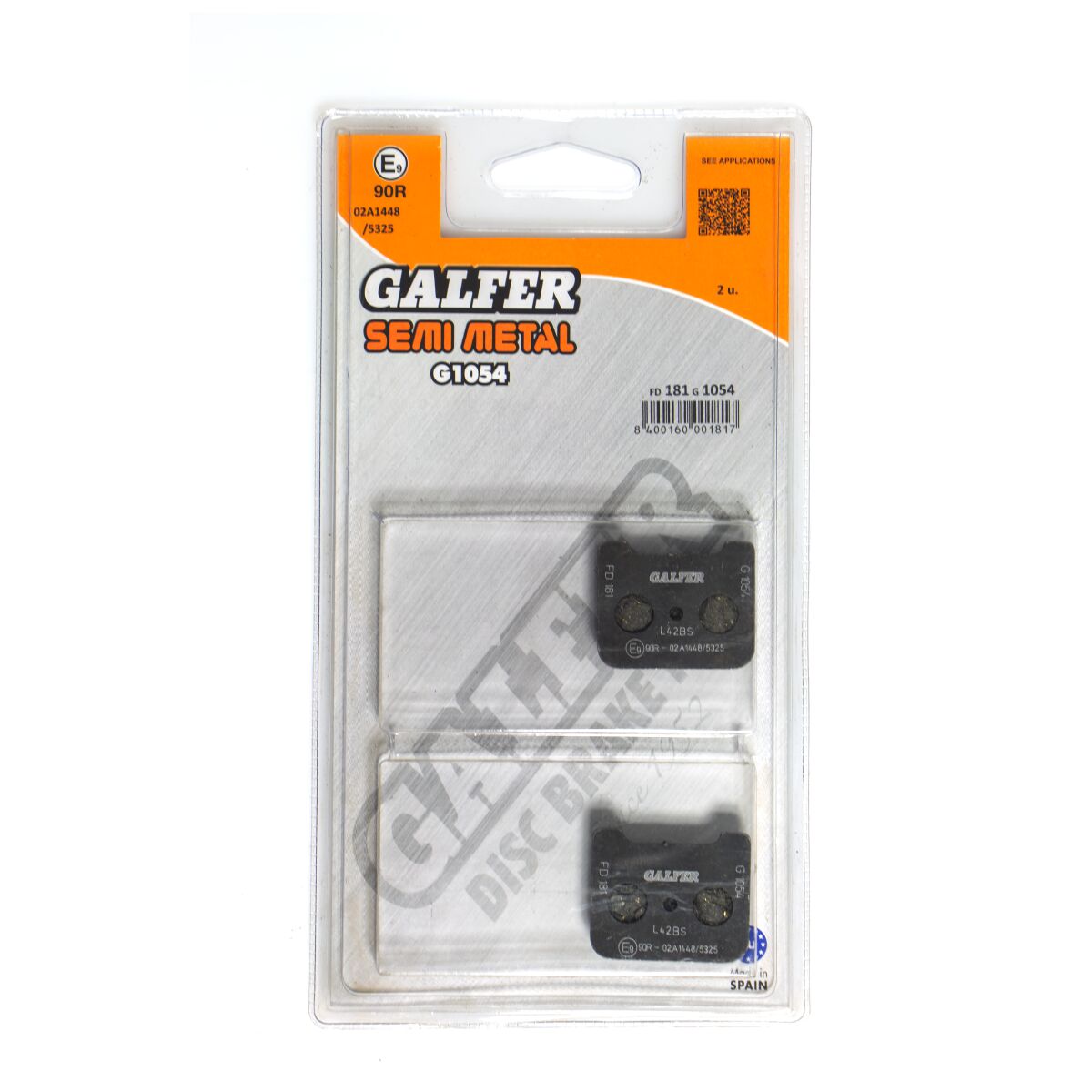 BRAKE PAD SEMI METALLIC