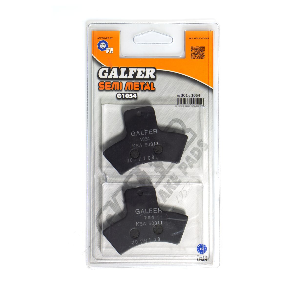 BRAKE PAD SEMI METALLIC