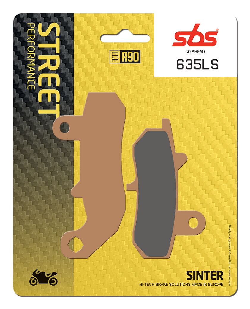 BRAKE PAD LS-SERIES SINTERED STREET REAR