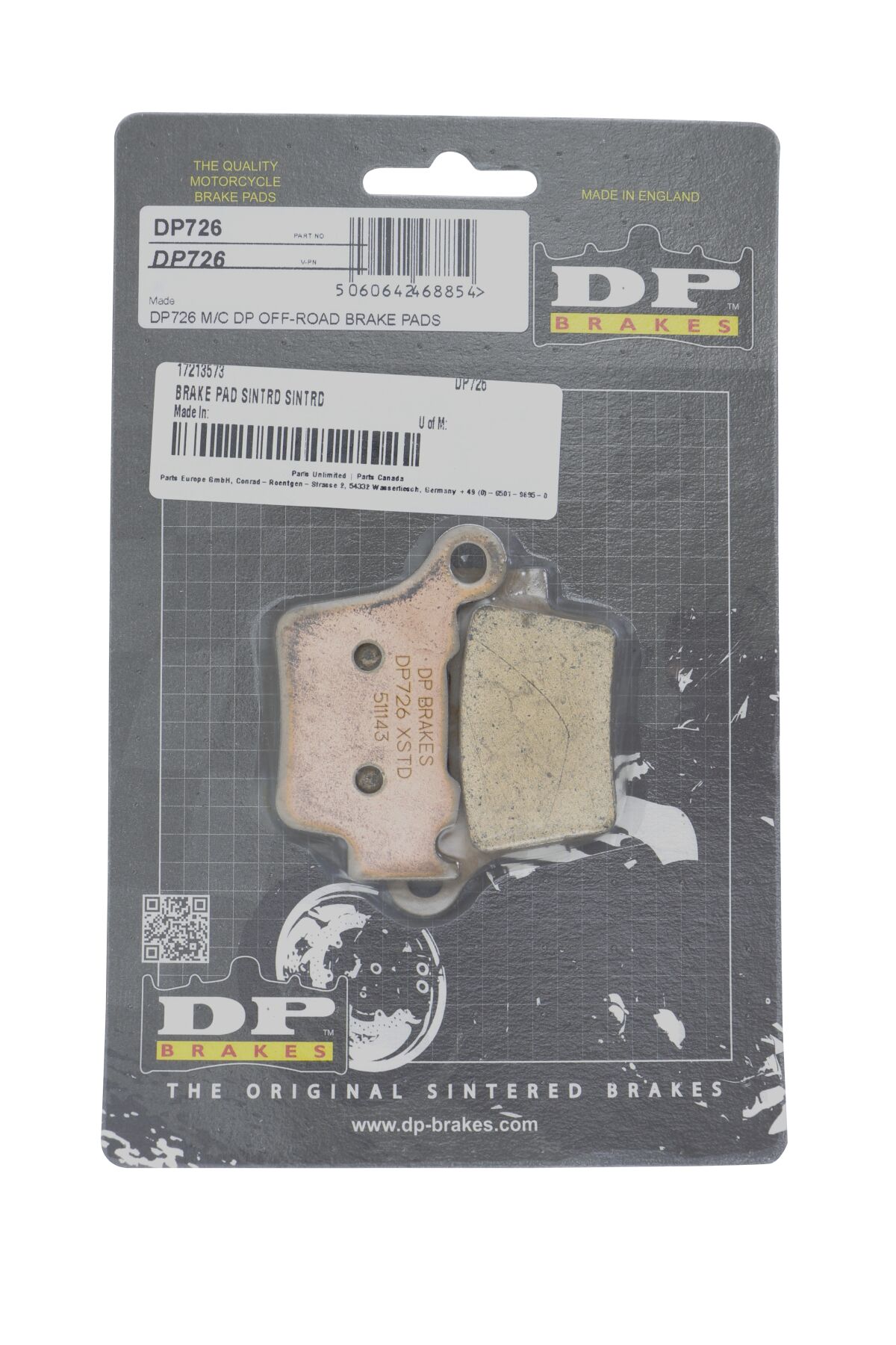 BRAKE PAD SINTER