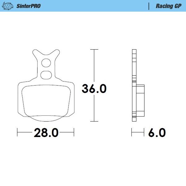 BRAKE PAD RACING GP SINTERPRO OFFROAD