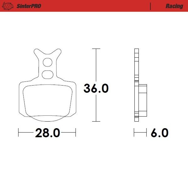 BRAKE PAD SINTER PRO RACING OFFROAD