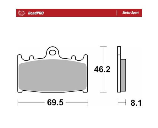 BRAKE PAD ROADPRO SINTER SPORT