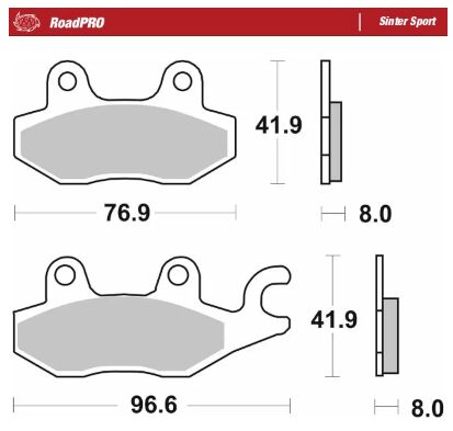 BRAKE PAD ROADPRO SINTER SPORT