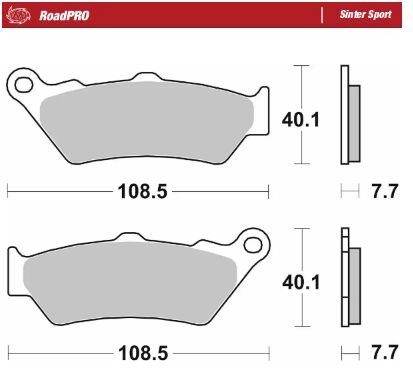 BRAKE PAD ROADPRO SINTER SPORT