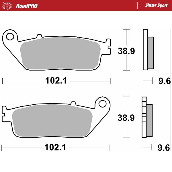 BRAKE PAD ROADPRO SINTER SPORT