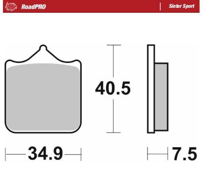 BRAKE PAD ROADPRO SINTER SPORT