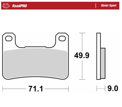 BRAKE PAD ROADPRO SINTER SPORT