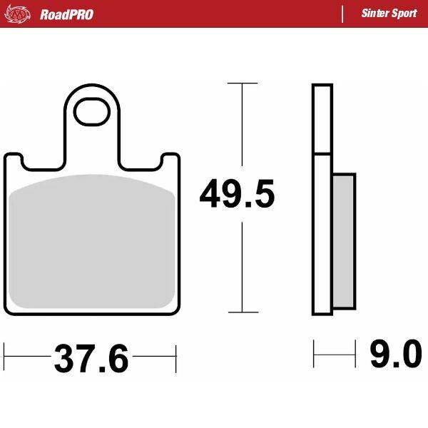 BRAKE PAD ROADPRO SINTER SPORT