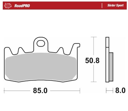 BRAKE PAD ROADPRO SINTER SPORT