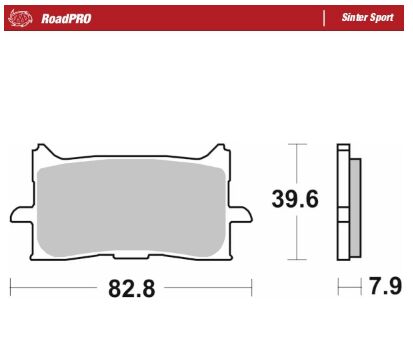 BRAKE PAD ROADPRO SINTER SPORT