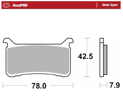 BRAKE PAD ROADPRO SINTER SPORT