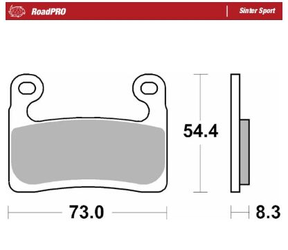 BRAKE PAD ROADPRO SINTER SPORT