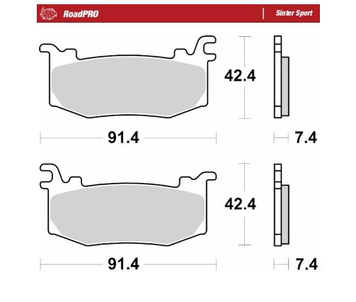 BRAKE PAD ROADPRO SINTER SPORT