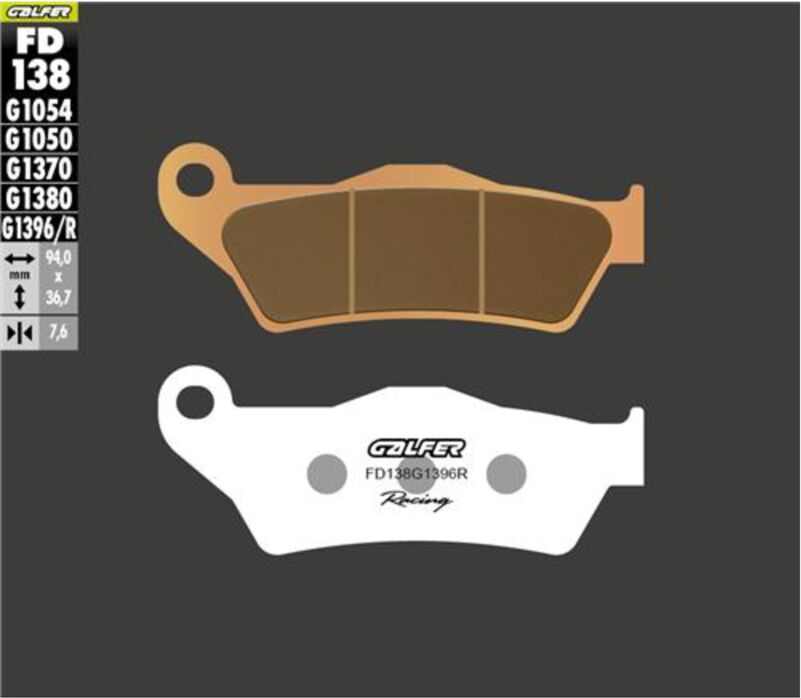 BRAKE PAD SINTER RACING OFFROAD