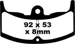 BRAKE PAD FA SERIES ORGANIC
