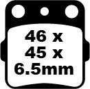 BRAKE PAD FA-TT SERIES CARBON FIBER OFFROAD
