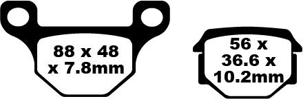 BRAKE PAD FA SERIES ORGANIC