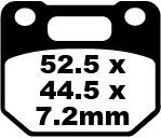 BRAKE PAD FA SERIES ORGANIC