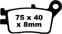 BRAKE PAD FA SERIES ORGANIC