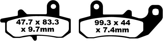 BRAKE PAD FA SERIES ORGANIC