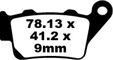 BRAKE PAD FA SERIES ORGANIC