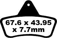 BRAKE PAD FA-TT SERIES CARBON FIBER OFFROAD