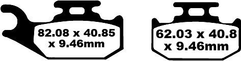 BRAKE PAD FA-TT SERIES CARBON FIBER