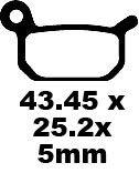 BRAKE PAD FA-TT SERIES CARBON FIBER