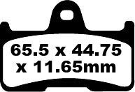 BRAKE PAD FA-TT SERIES CARBON FIBER
