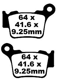 BRAKE PAD FA-TT SERIES CARBON FIBER