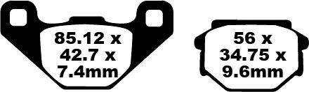 BRAKE PAD FA SERIES ORGANIC