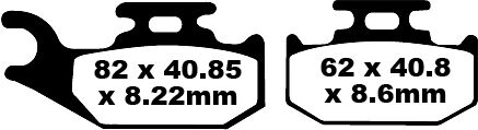 BRAKE PAD FA-TT SERIES CARBON FIBER
