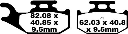 BRAKE PAD FA-TT SERIES CARBON FIBER OFFROAD