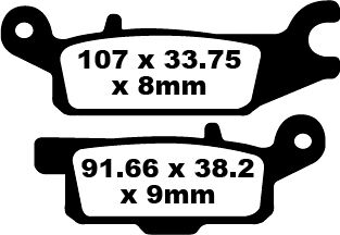 BRAKE PAD FA-TT SERIES CARBON FIBER