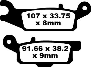 BRAKE PAD FA-TT SERIES CARBON FIBER