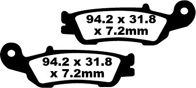 BRAKE PAD FA-TT SERIES CARBON FIBER