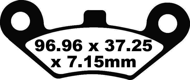 BRAKE PAD FA-TT SERIES CARBON FIBER