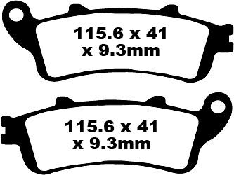 BRAKE PAD SFA SERIES ORGANIC
