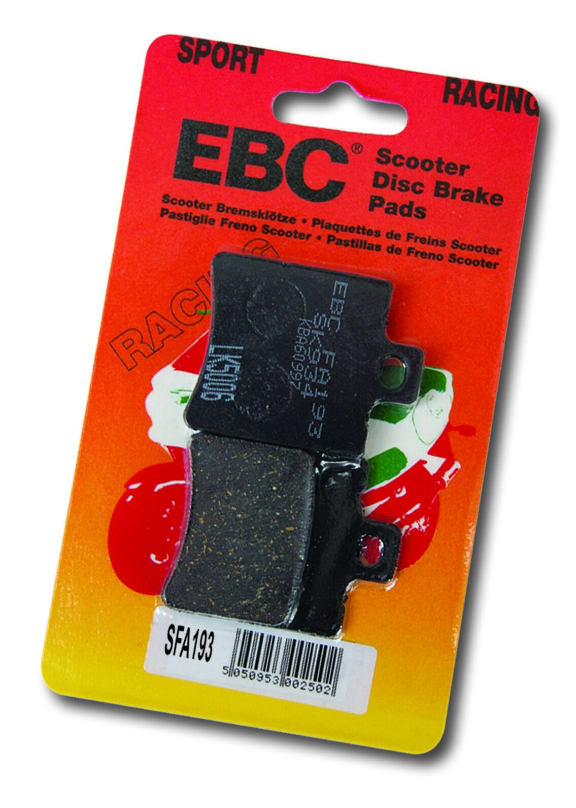 BRAKE PAD SFA SERIES ORGANIC