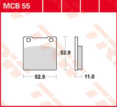 BRAKE PAD ALLROUND ORGANIC STANDARD