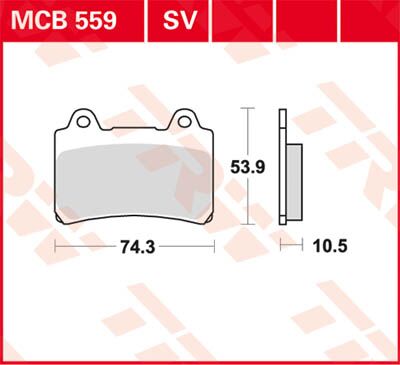 BRAKE PAD ALLROUND ORGANIC STANDARD