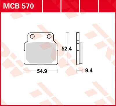 BRAKE PAD ALLROUND ORGANIC STANDARD