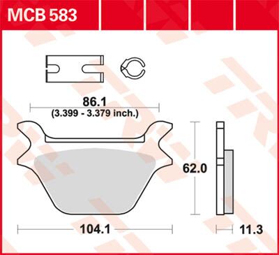 BRAKE PAD ALLROUND ORGANIC STANDARD