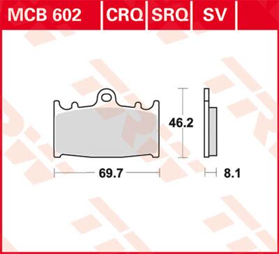 BRAKE PAD CRQ HYPER-CARBON RACING