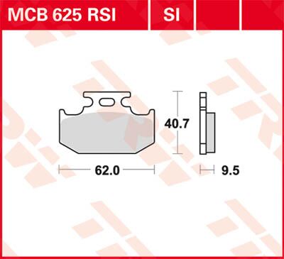 BRAKE PAD SI SINTER OFFROAD