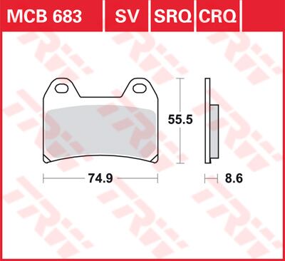 BRAKE PAD ALLROUND ORGANIC STANDARD