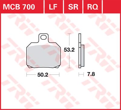 BRAKE PAD ALLROUND ORGANIC STANDARD